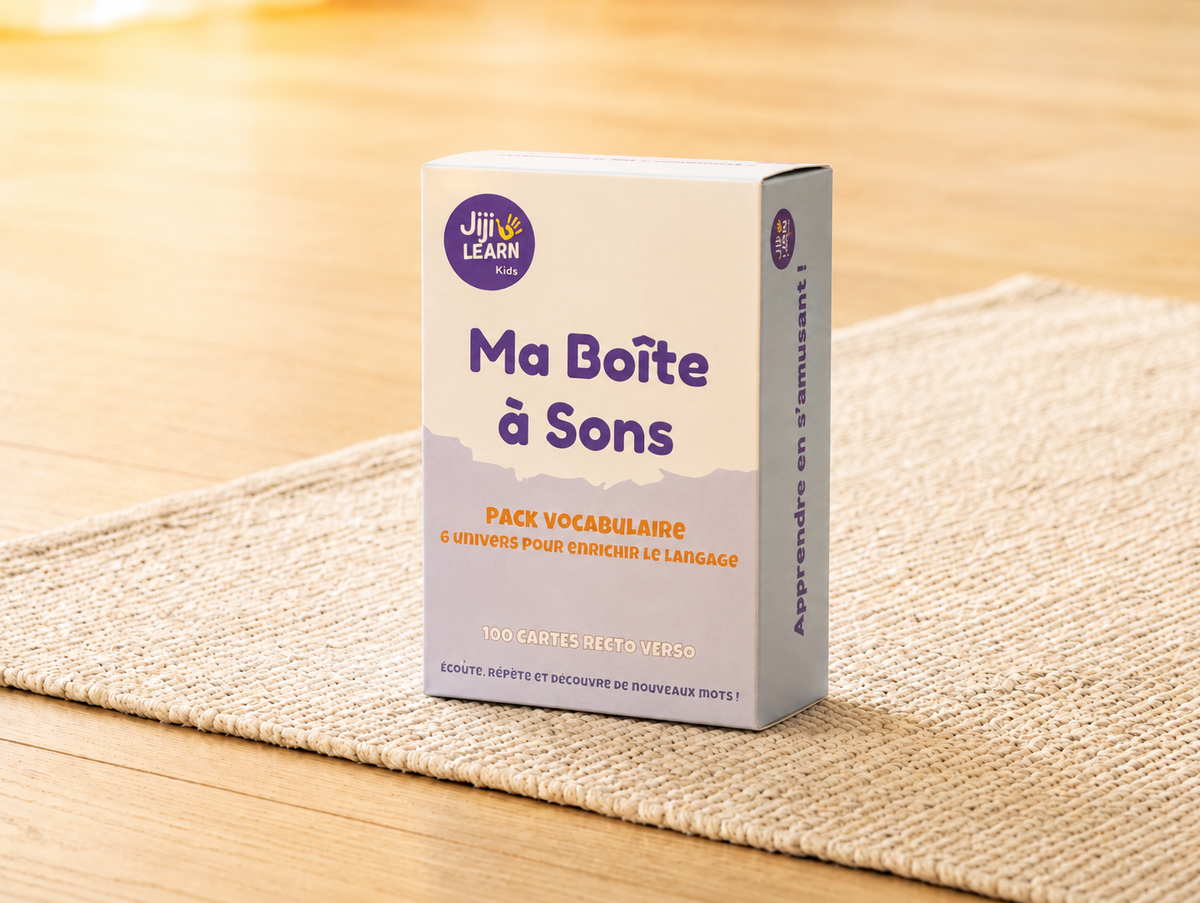 Pack Vocabulaire – 100 cartes compatibles Ma Boîte à Sons